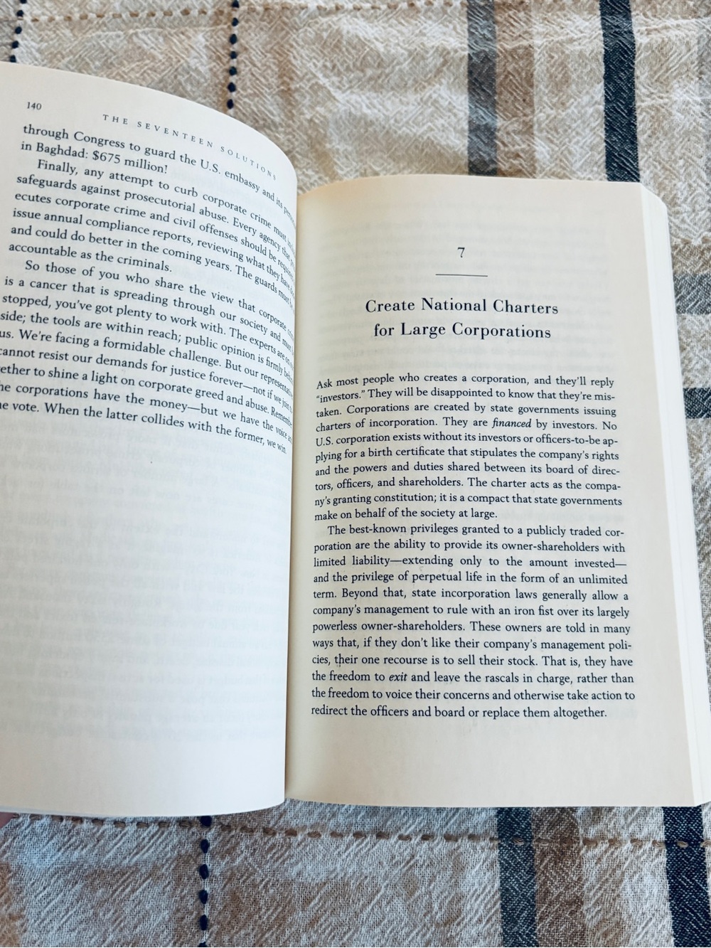 The Seventeen Solutions by Ralph Nader Soft Cover Book 2012 Ex Library Politics - Picture 10 of 10